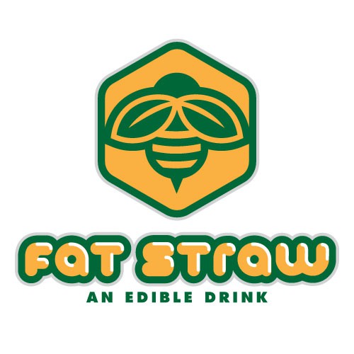 Honeycomb logo with the title 'Boba tea store needs "bee" theme logo design, modern and sleek, attracts young people'