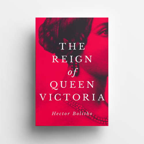 Biography design with the title 'The Reign of Queen Victoria'