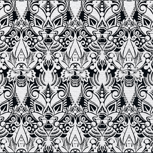 Pattern design artwork with the title 'pattern with logo'