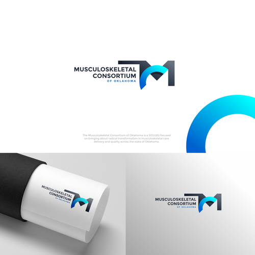 Mc logo with the title 'musculoskeletal healthcare organization logo'