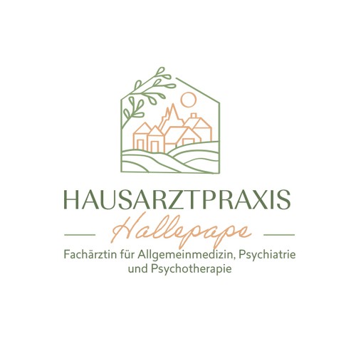 Organic brand with the title 'Hausarztpraxis Hallepape'