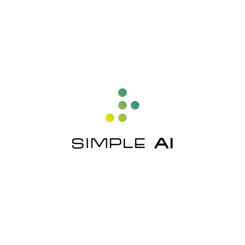 Dot logo with the title 'Logo for simple ai'