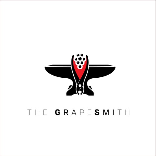 Blacksmith design with the title 'The Grapesmith'
