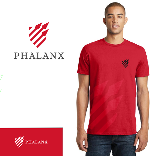 Spear design with the title 'Phalanx shield'