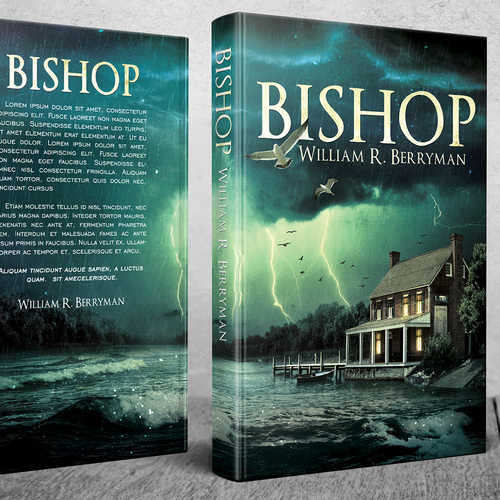 Drama book cover with the title 'Bishop'