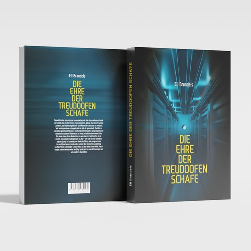 Space book cover with the title 'Science fiction cover'