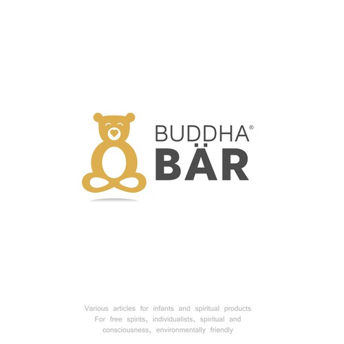 Buddha design with the title 'Buddha Bär'