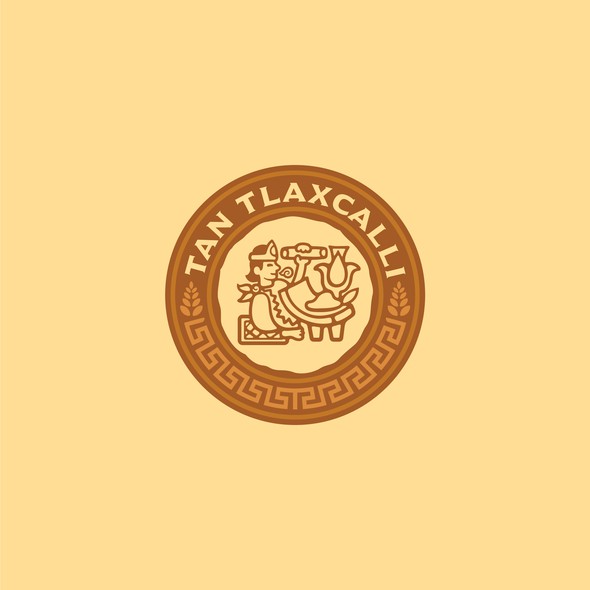 Aztec design with the title 'Tan Tlaxcalli'