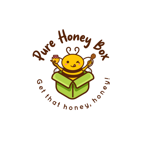 Jar logo with the title 'Bee Logo'