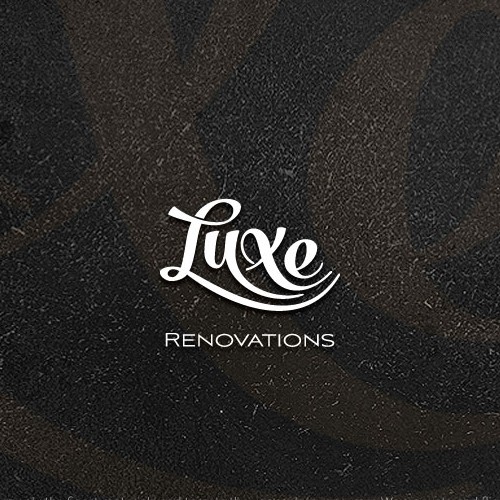 Construction logo with the title 'Renovation company logo'