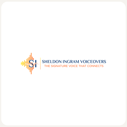 Audio design with the title 'Logo design for Sheldon Ingram Voiceovers'