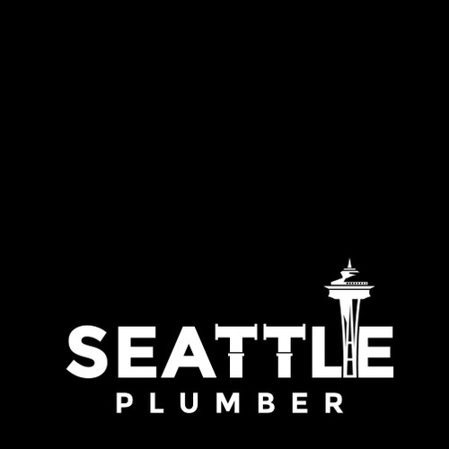 Plumbing logo with the title 'Seattle Plumber'