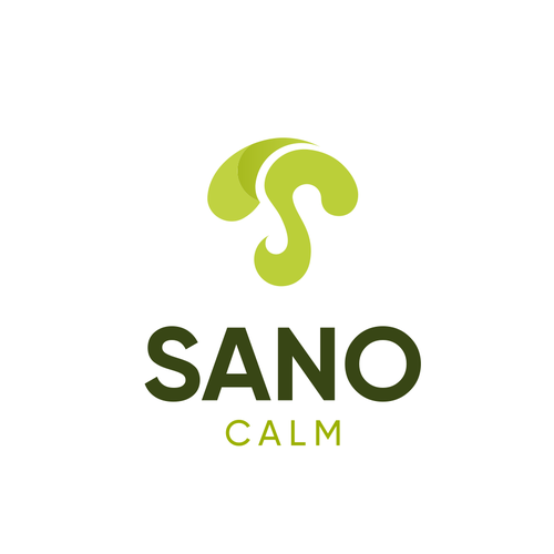 Mushroom logo with the title 'sano'