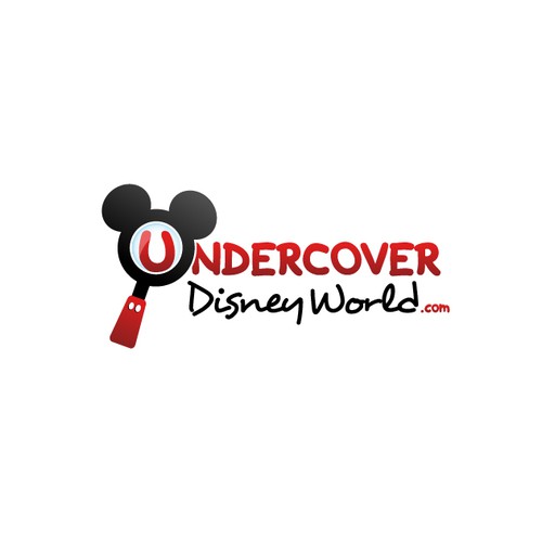 Vacation logo with the title 'Undercover Disney World - Logo Design'