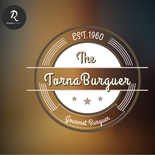 Hamburger logo with the title 'Buscamos un Logotipo para una marca de hamburguesas premium!'