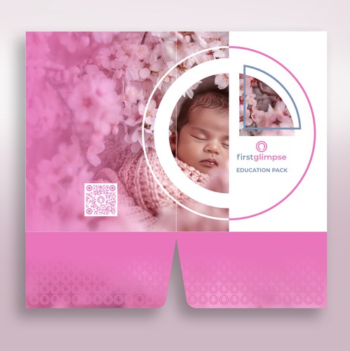 Camera brand with the title 'Logo, presentation folder and business card design for Firstglimpse.'