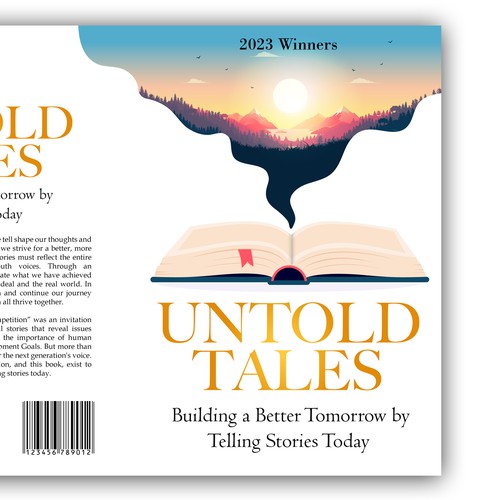 Travel book cover with the title 'Untold Tales'