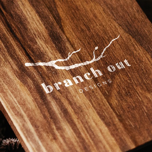 Wood brand with the title 'Branch Out Designs'