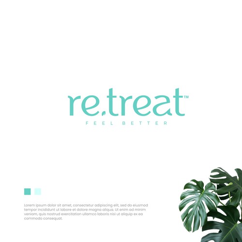 Calm logo with the title 'Clean Typography Logo for Natural Healthcare Brand'