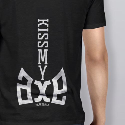 Axe design with the title 'Fun axe concept'