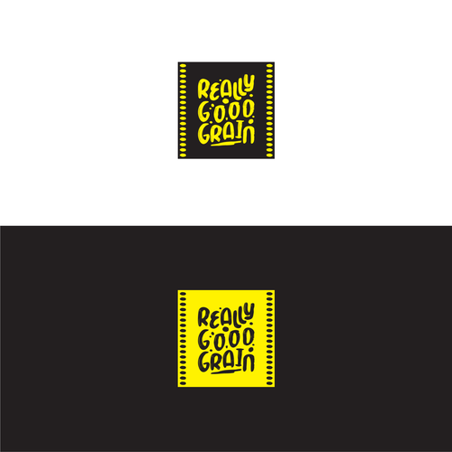 Neon logo with the title 'Hand drawn logo for my film photography business'