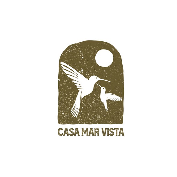 Rustic design with the title 'CASA MAR VISTA'