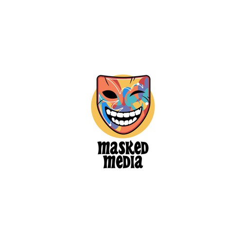 Mask logo with the title 'Mask Logo concept'