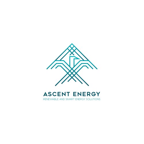 Energy brand with the title 'Ascent Energy dynamic Logo'