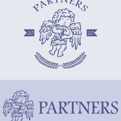Angel logo with the title 'PARTNERS LOGO'