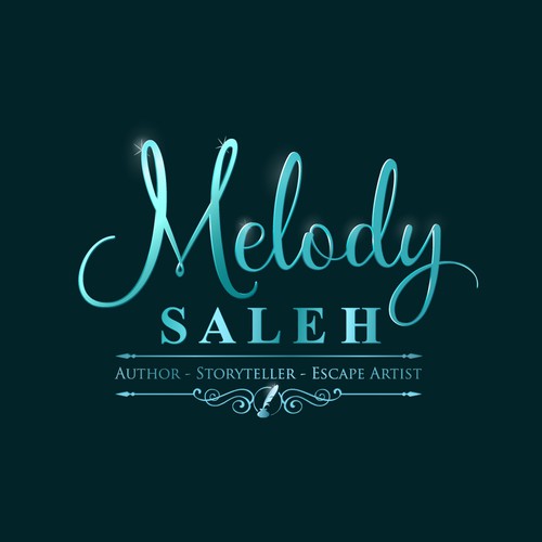 Artist logo with the title 'Melody Saleh'