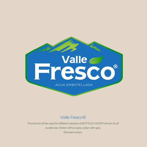 Drinking logo with the title 'Logo for Valle Fresco®'