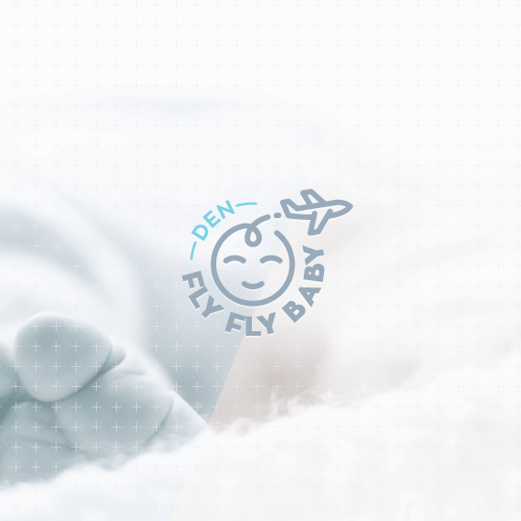 Airport logo with the title 'baby logo & pattern design'