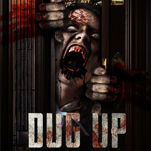 Scary design with the title 'Dug Up Movie Poster'