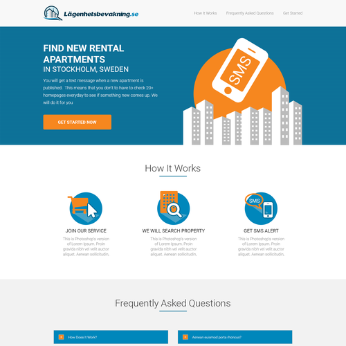 Theme design with the title 'Real Estate Consultant Web Design'
