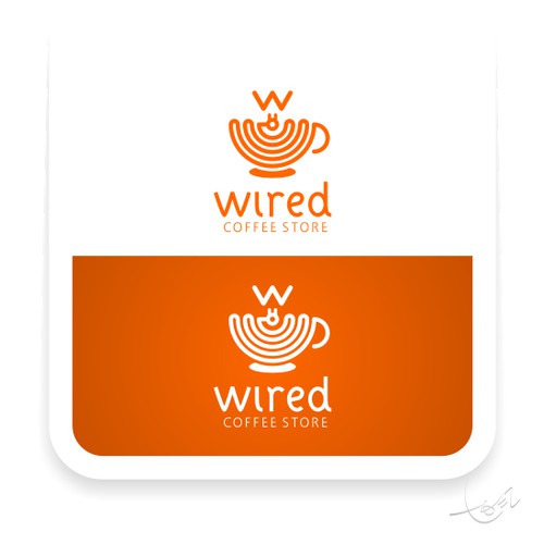 Wire logo with the title 'Wired Coffee Store'