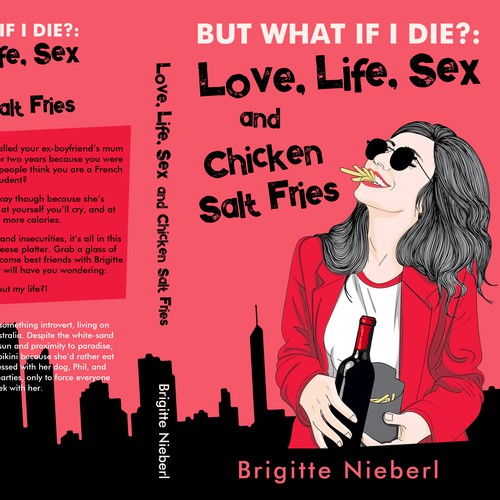 Cool design with the title 'Love, Life, Sex and Chicken Salt Fries - Contemporary fiction'