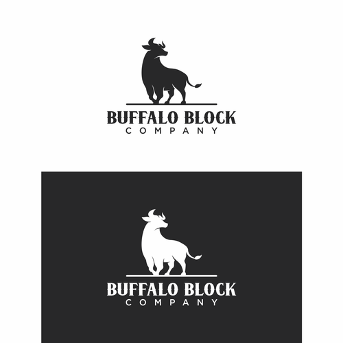Yak logo with the title 'Buffalo Block Company'