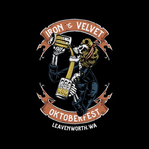 Beer t-shirt with the title 'Oktoberfest'