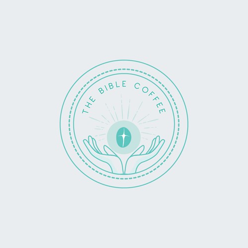Bible logo with the title 'the bible coffee'