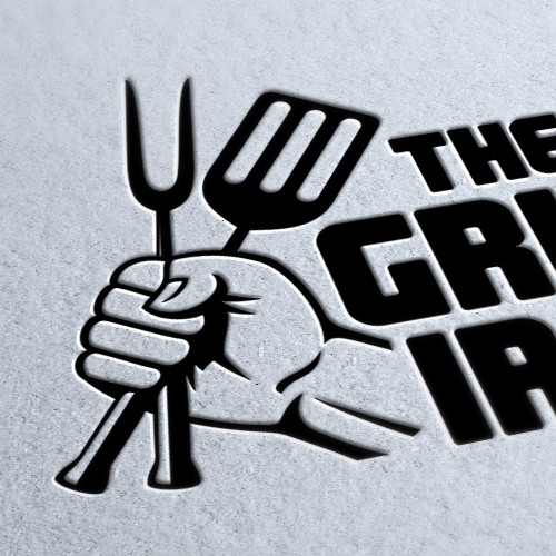 Iron design with the title 'Logo for a new tailgating show'