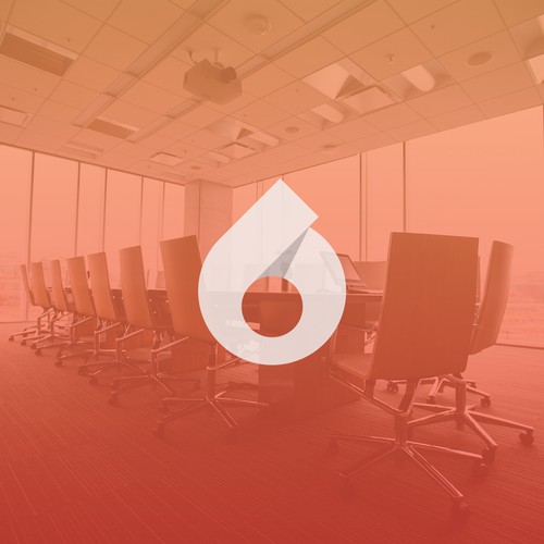 Flaming logo with the title 'Clean Logo for Premium Co-Working Space'