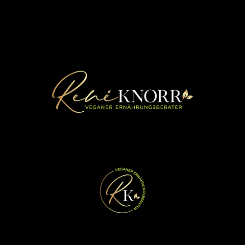 Nutritionist logo with the title 'Design a logo for a young, dynamic, modern, vegan nutritionist'