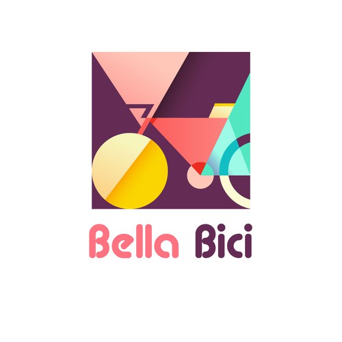 Cycle design with the title 'Logo for bike rental shop'