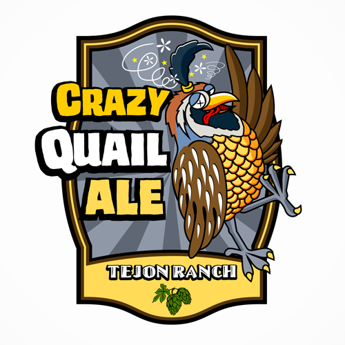 Hops logo with the title 'Label Designs for Private Microbrew Beer Collection!'