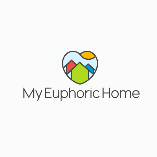 Real estate design with the title 'Euphoric Logo Design for Euphoric Home Products'