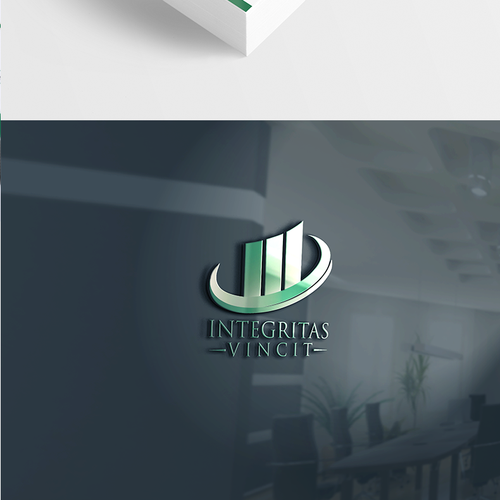 Integrity design with the title 'Design concept for integritas vincit'