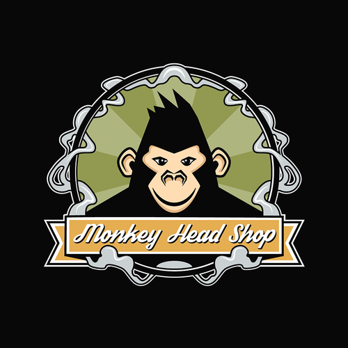 Smoke design with the title 'Monkey'