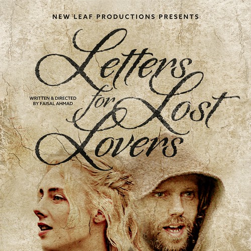 Film design with the title 'Film poster for Letters for Lost Lovers film'