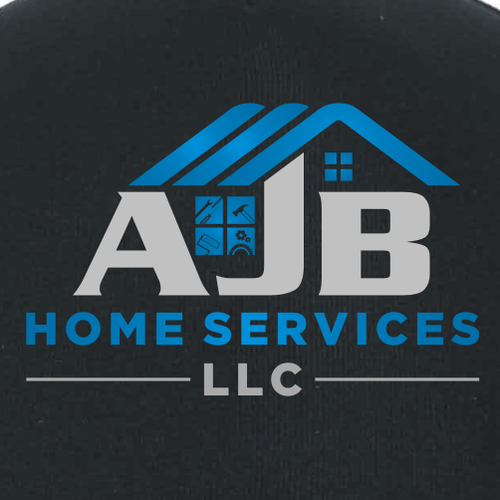 Home service logo with the title 'concept logo for AJB Home Services'