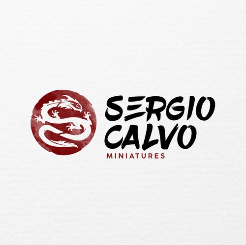 Artist logo with the title 'Sergio Calvo Miniatures'